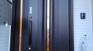愛知県あま市　某様　リシェント玄関ドア３取付工事