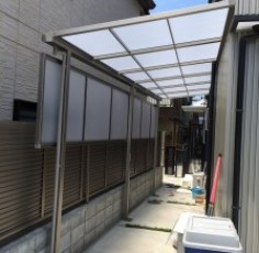 愛知県あま市　Ｔ様　テラス取付工事