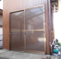 愛知県あま市　某様　店舗引戸カバー工法工事