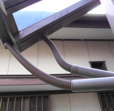 あま市　Ｓ様邸　ジャバラ樋交換工事