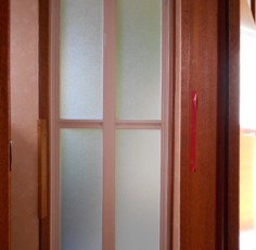 愛知県　清須市　Ｓ建築様　Ｉ様邸　浴室ドアカバー工法工事