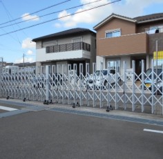 愛知県あま市　Ｋ様　某様　伸縮門扉取替工事