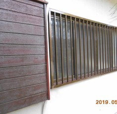 あま市　Ｈ様邸　面格子取付工事
