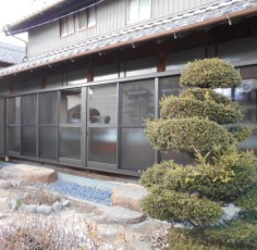 愛知県あま市　Ｗ様　Ｅ様邸　雨戸付サッシ取付工事