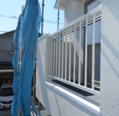 愛知県北名古屋市　Ｓ様　ベランダ手すりⅡ取付工事