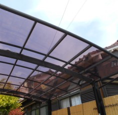 愛知県清須市　Ｍ様　カーポート屋根材交換工事