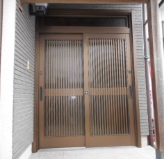 愛知県あま市　某様　リシェント玄関引戸２取付工事