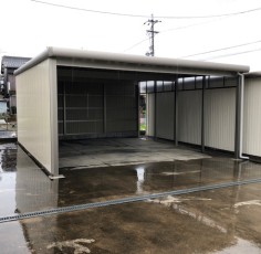愛知県北名古屋市　Ｆ様　セッパンガレージ取付工事