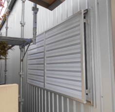 愛知県北名古屋市　某様　目隠しルーバー取付工事