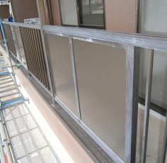清須市　M建設様　アルミパネル取替工事