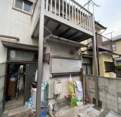 愛知県清須市　某様　アルミベランダ取付工事