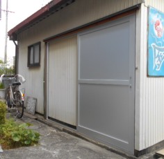 愛知県あま市　某様　アルミ製片引戸取付工事