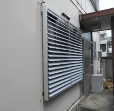 愛知県名古屋市　Ｎ様　目隠し可動ルーバー取付工事