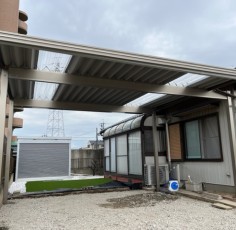 愛知県あま市　某様　セッパンガレージ取付工事