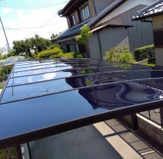 愛知県あま市　某様　カーポート屋根材張替工事