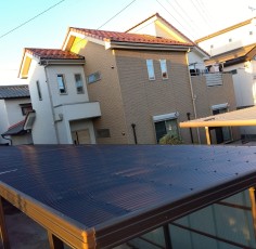 愛知県あま市　某様　カーポート波板張替工事