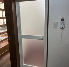愛知県あま市　某様　浴室ドアカバー工法工事