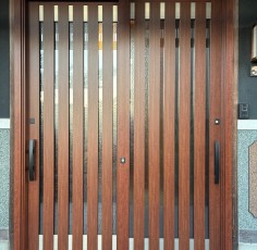 愛知県あま市　某様　リシェント玄関引戸２取付工事