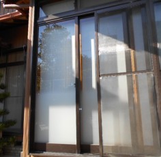 愛知県あま市　Ｋ様邸　ガラス割替工事