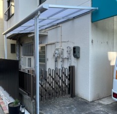 名古屋市　家の出入口を雨に濡れずに出入りするには。